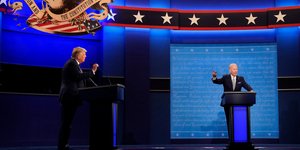 Τραμπ και Μπάιντεν στο debate του Κλίβελαντ