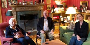 Ο πρώην βασιλιάς του Βελγίου με την νόθα κόρη του Ντελφίν