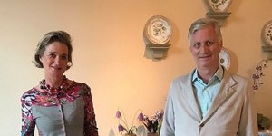 Ο βασιλιάς του Βελγίου συναντήθηκε με την ετεροθαλή αδελφή του