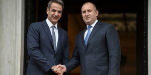 Μητσοτάκης με Βούλγαρο πρόεδρο