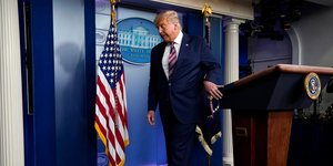 Ο απερχόμενος Πρόεδρος των ΗΠΑ, Ντόναλντ Τραμπ