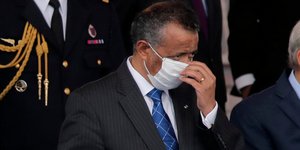 Ο Γενικός Διευθυντής του Παγκόσμιου Οργανισμού Υγείας (ΠΟΥ) Τέντρος Αντανόμ Γκεμπρεέσους 