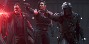 Ο άνδρα με το τζιν στη σκηνή της σειράς The Mandalorian