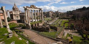 Εικόνα από την αρχαία αγορά της Ρώμης