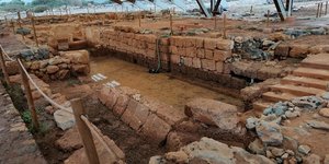 Πλημμύρισε ο αρχαιολογικός χώρος στα Μάλια