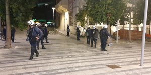 Αστυνομικοί στο κέντρο του Ηρακλείου Κρήτης