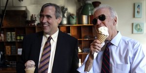 Λάτρης του παγωτού ο Τζο Μπάιντεν/Φωτογραφία ΑΡ