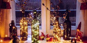 Μπουκάλι με λαμπάκια