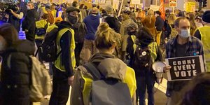 Διαδηλωτές στο Μίσιγκαν