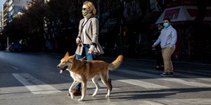 γυναικα μασκα σκυλος