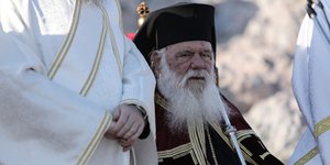 Ο Αρχιεπίσκοπος Ιερώνυμος
