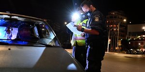 Αστυνομικός έλεγχος για την κυκλοφορία τη νύχτα