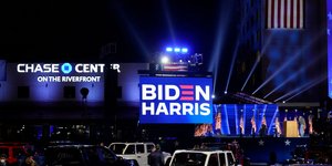 Τα κεντρικά των Δημοκρατικών το βράδυ των εκλογών ΗΠΑ 2020