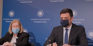 Ο Βασίλης Κικίλιας και η Μαρία Θεοδωρίδου