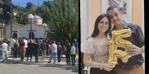 Συγκλονιστικές στιγμές στις κηδείες της Κλαίρης και του Άρη