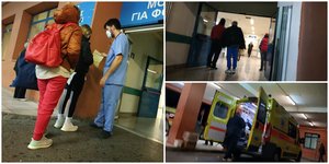 Κορωνοϊός: Εικόνες από το νοσοκομείο «Αττικόν»