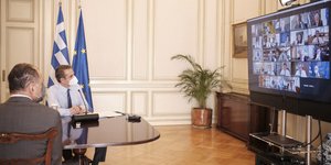 Ο πρωθυπουργός Κυριάκος Μητσοτάκης