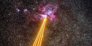 Η Γη «πυροβόλησε» με λέιζερ νεφέλωμα