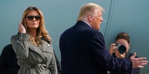 Μελάνια και Τραμπ 