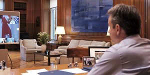 Ο πρωθυπουργός Κυριάκος Μητσοτάκης