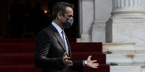 O πρωθυπουργός Κυριάκος Μητσοτάκης