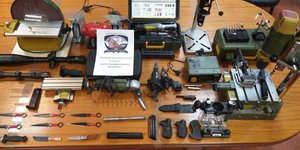 Οπλα και φυσίγγια που κατασχέθηκαν/ Φωτογραφία: ΕΛ.ΑΣ