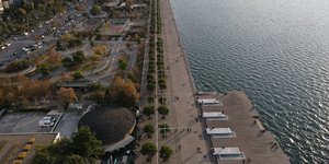 παραλια θεσσαλονικης απο ψηλά 