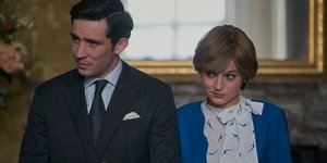 Η Έμμα Κόριν ως πριγκίπισσα Νταϊάνα στη σειρά του Netflix, "The Crown"