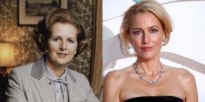 Η Γκίλιαν Αντερσον ως Μάργκαρετ Θάτσερ στο The Crown