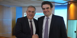 Ο Τάκης Θεοδωρικάκος και ο Κυριάκος Πιερρακάκης
