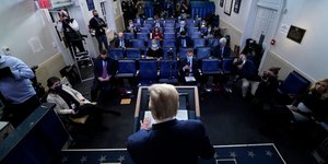 Η τελευταία συνέντευξη Τύπου του Ντόναλντ Τραμπ μετά τις εκλογές ΗΠΑ 2020