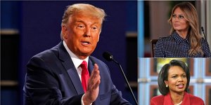 Την ώρα που Ρεπουμπλικανοί συγχαίρουν τον Μπάιντεν, η οικογένεια και οι σύμβουλοι του Τραμπ, τον πιέζουν να αποδεχτεί την ήττα του / Φωτογραφίες: AP