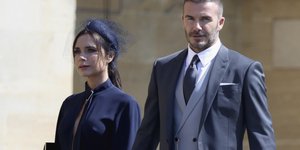 Βικτόρια και Ντέιβιντ Μπέκαμ στον γάμο του πρίγκιπα Χάρι και της Μέγκαν Μαρκλ