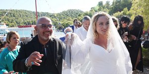 Πατέρας και κόρη /Φωτογραφία: NDP Photo Agency