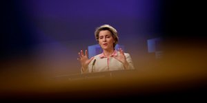 Η πρόεδρος της Κομισιόν, Ούρσουλα φον ντερ Λάιεν