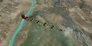 Ο Άγιος Βασίλης ξεκίνησε να μοιράζει δώρα