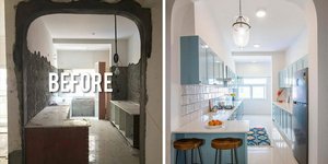 Ανακαίνιση σε κουζίνα 