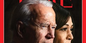 Χάρις και Μπάιντεν στο εξώφυλλο του Time