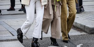 γυναίκες με μπότες στην εβδομάδα μόδας