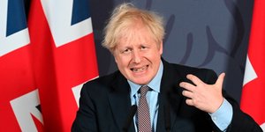 Ο Μπόρις Τζόνσον μετά τη συμφωνία για το Brexit