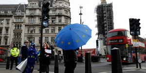 ομπρέλα ευρωπαϊκής ένωσης Λονδίνο