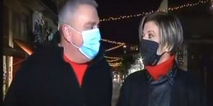 Εικόνα από το σπαρταριστό στιγμιότυπο στον αέρα του ΚΡΗΤΗ TV