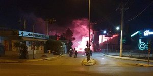 Επεισόδια το βράδυ των Χριστουγέννων στη Λεωφόρο ΝΑΤΟ, στον Ασπρόπυργο