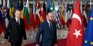 Ερντογάν και Μισέλ στις Βρυξέλλες