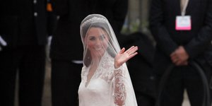 Η Κέιτ Μίντλετον την ημέρα του γάμου της