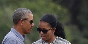 Μισέλ και Μπαράκ Ομπάμα /Φωτογραφία αρχείου: ΑΡ