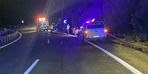 Περιπολικό και ασθενοφόρο στην Εγνατία