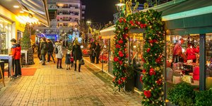 Στολισμένος πεζόδρομος