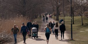 Σουηδία δρόμος τρέξιμο