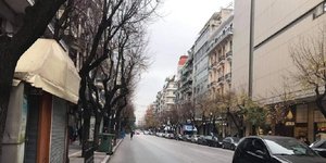 Αδειοι οι δρόμοι στη Θεσσαλονίκη